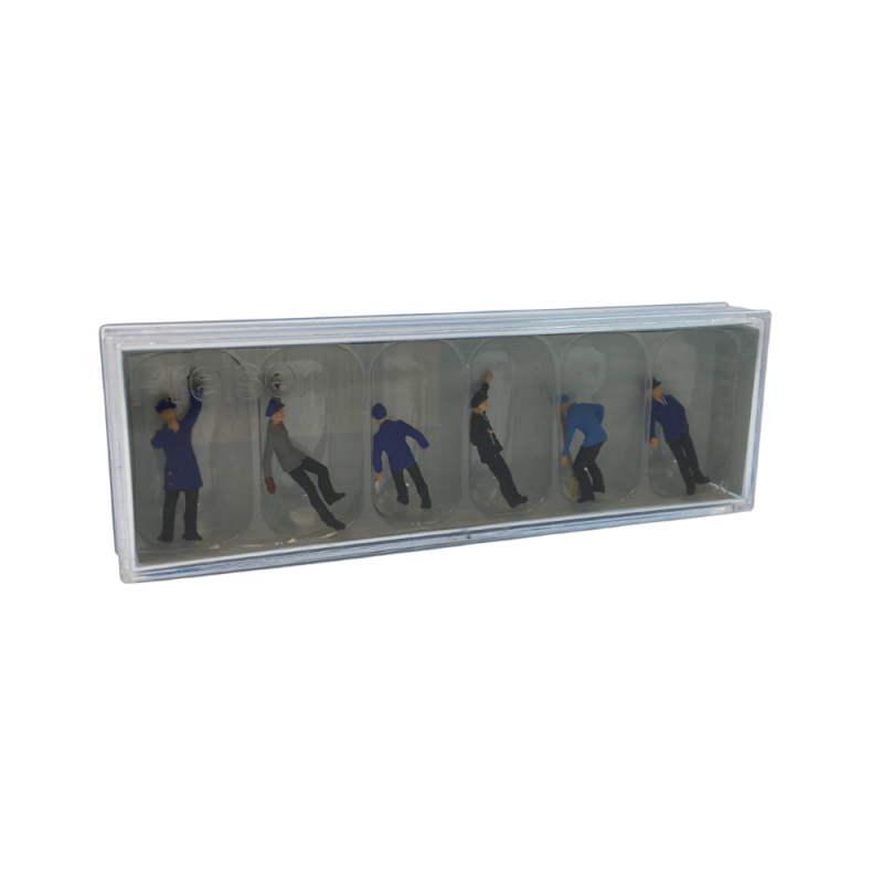 Personnel de dépôts et de triage - PREISER 14013 - HO 1/87