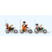 Motos TV et presse - PREISER 25102 - HO 1/87
