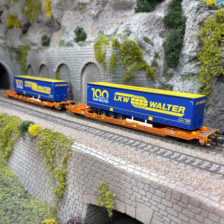 2 wagons poches type Sdgnss/T5, "Walter", Wascosa, Ep. VI  - ROCO 6600064 - HO 1/87