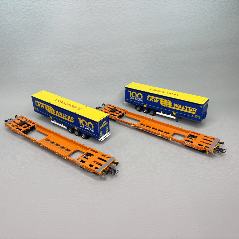 2 wagons poches type Sdgnss/T5, "Walter", Wascosa, Ep. VI  - ROCO 6600064