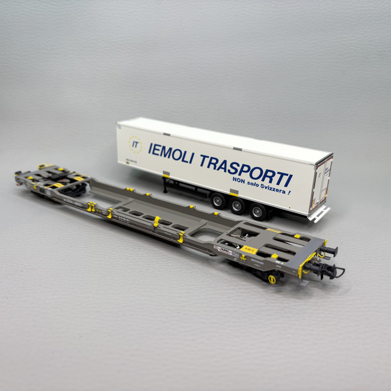 Wagon poche type Sdgnss/T5, "Iemoli Trasporti", Hupac  - ROCO 6600066