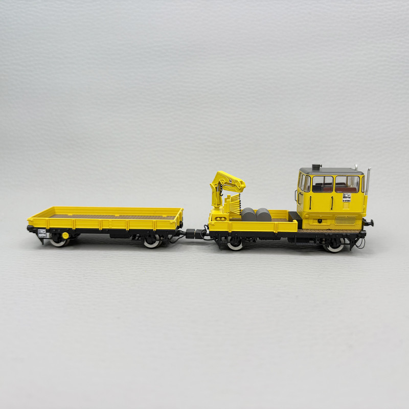 Draisine diesel de maintenance Klv 53 avec wagon, DB - RIVAROSSI HR2912