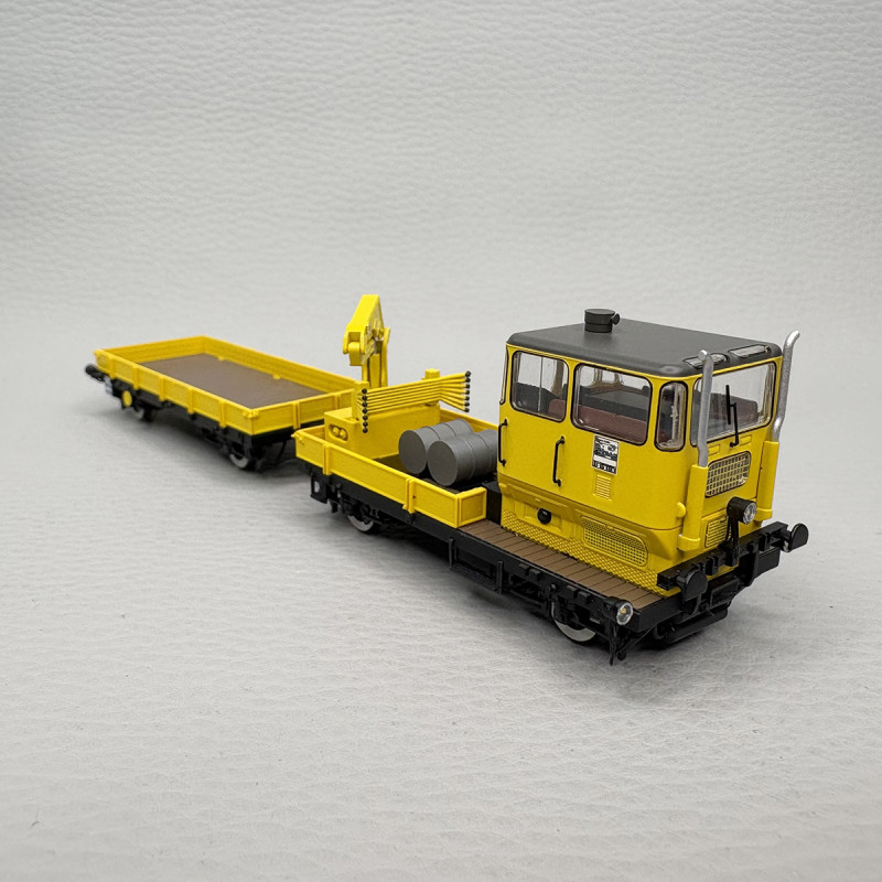 Draisine diesel de maintenance Klv 53 avec wagon, DB - RIVAROSSI HR2912