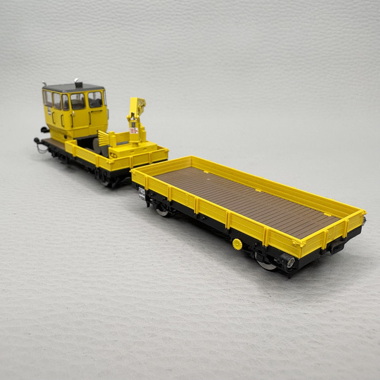 Draisine diesel de maintenance Klv 53 avec wagon, DB - RIVAROSSI HR2912