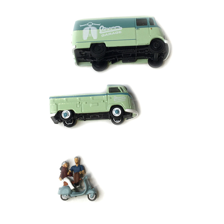 Set de 3 Véhicules "Vespa" - SCHUCO 452671700 - HO 1/87