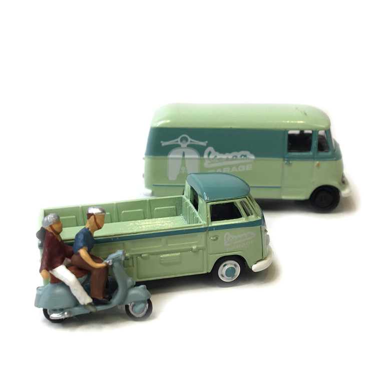 Set de 3 Véhicules "Vespa" - SCHUCO 452671700 - HO 1/87