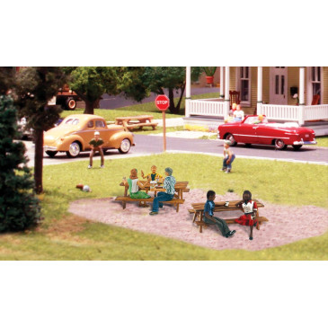 Repas en plein air - Woodland scenic A2214 - N 1/160