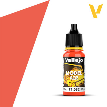 Rouge Fluo N°78 - 18ml Model Air - VALLEJO 71.082