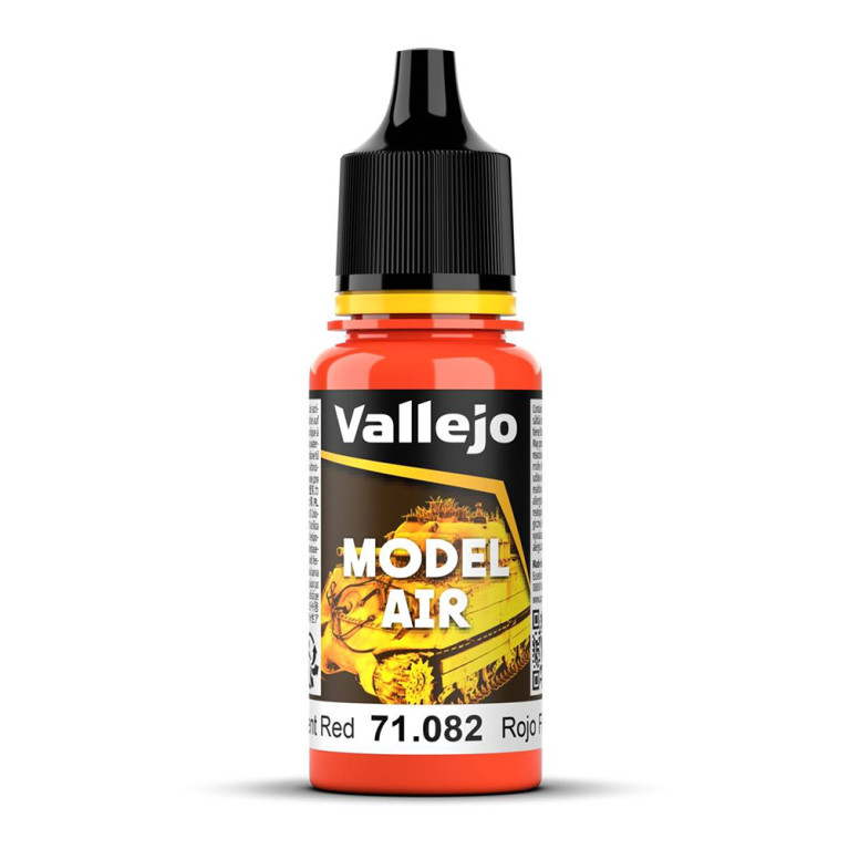 Rouge Fluo N°78 - 18ml Model Air - VALLEJO 71.082