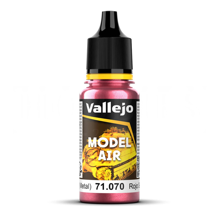Rouge Signal Métallique N°66 - 18ml Model Air - VALLEJO 71.070