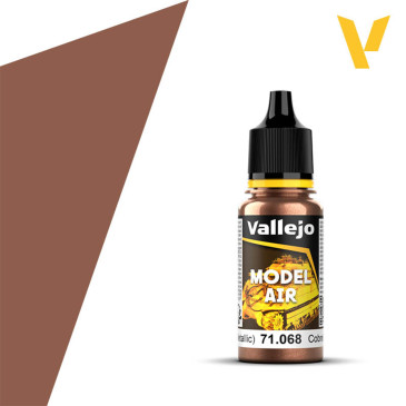 Cuivre Métallique N°64 - 18ml Model Air - VALLEJO 71.068