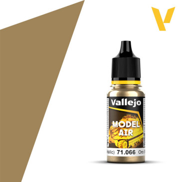 Or Métallique N°62 - 18ml Model Air - VALLEJO 71.066