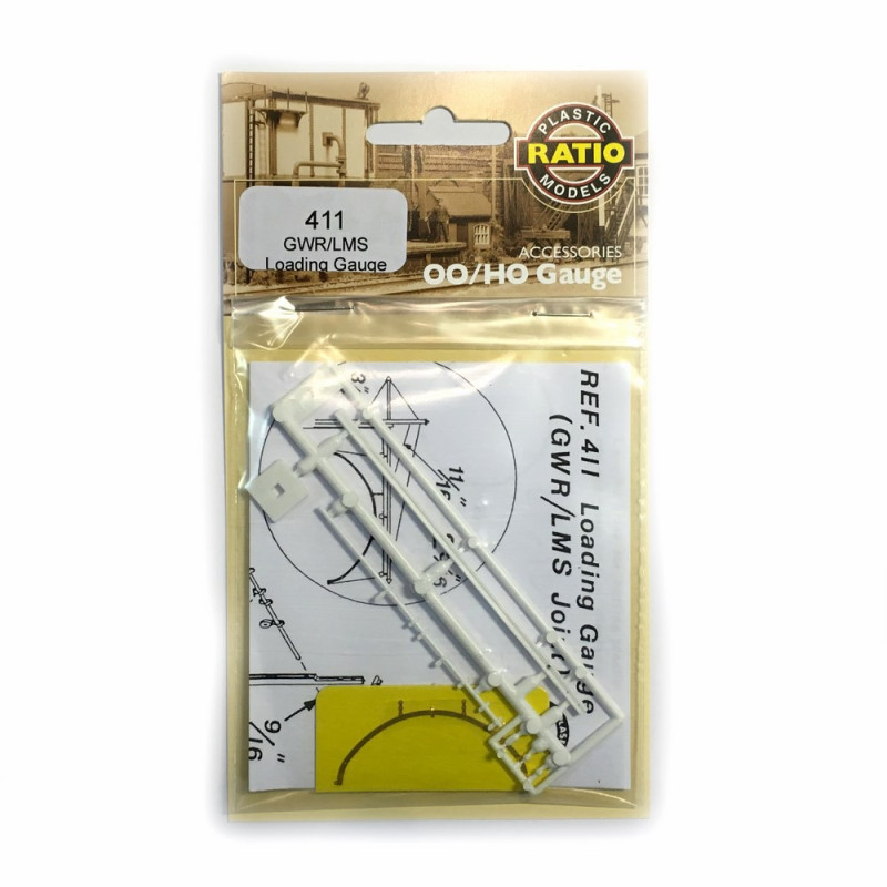 Gabarit de passage pour les trains-HO-1/87-RATIO 411