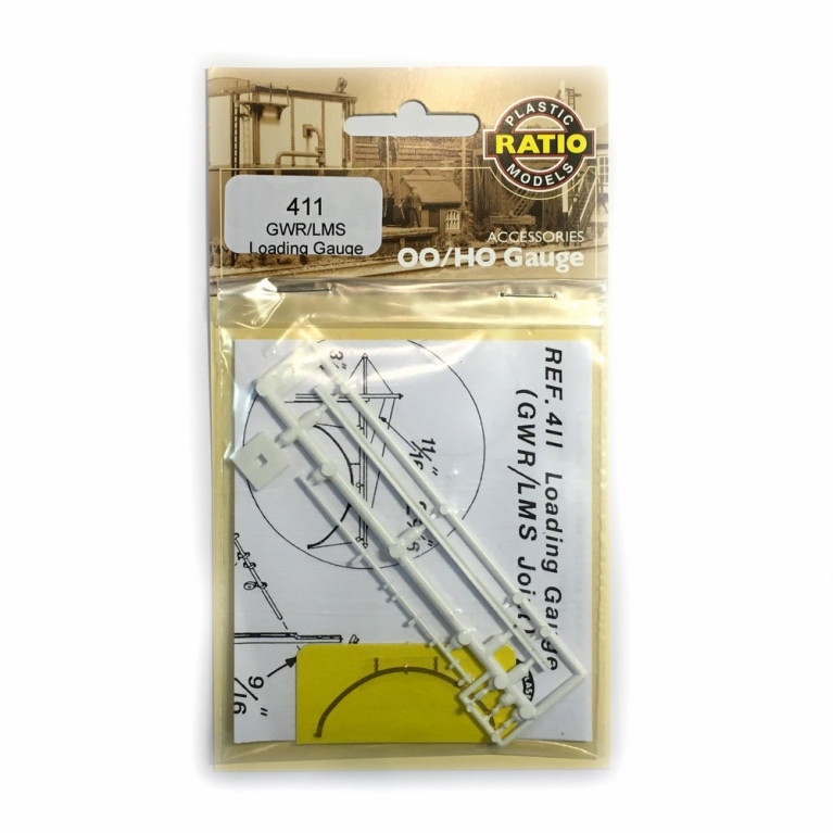 Gabarit de passage pour les trains-HO-1/87-RATIO 411
