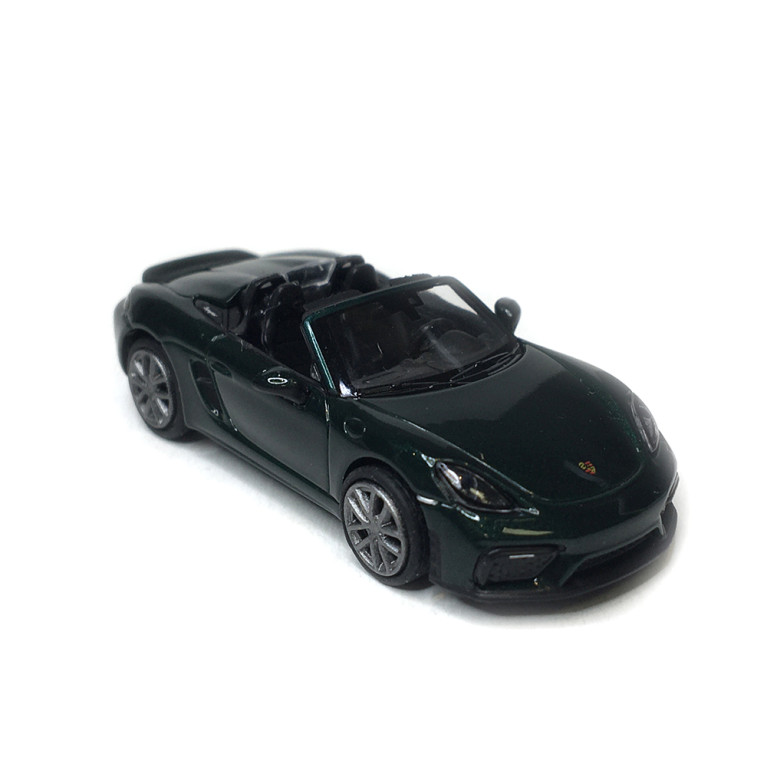 Porsche boxter spyder, vert foncé métallisé, 2019 - Minichamps 870067700 - 1/87