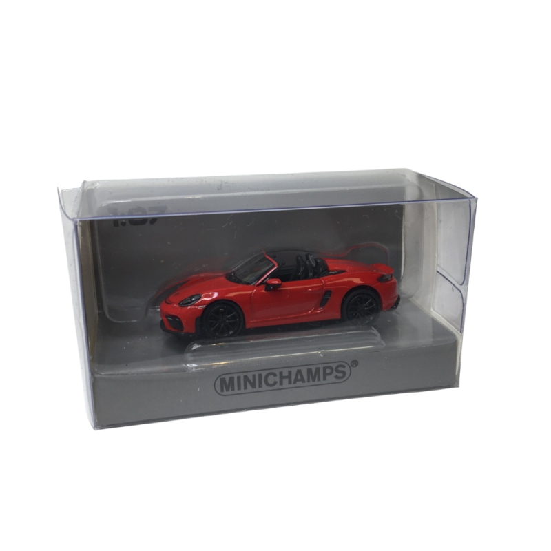 Porsche boxter spyder, rouge, 2019 - Minichamps 870067701 - 1/87