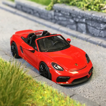 Porsche boxter spyder, rouge, 2019 - Minichamps 870067701 - 1/87