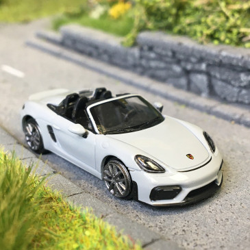 Porsche boxter spyder, gris, 2019 - Minichamps 870067702 - 1/87