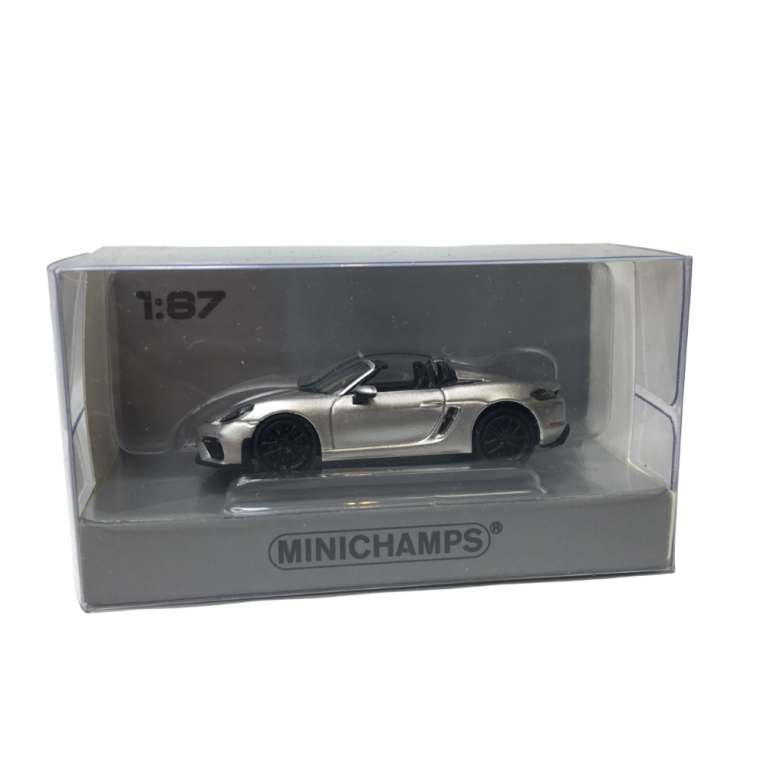 Porsche boxter spyder, argent, 2019 - Minichamps 870067704 - 1/87