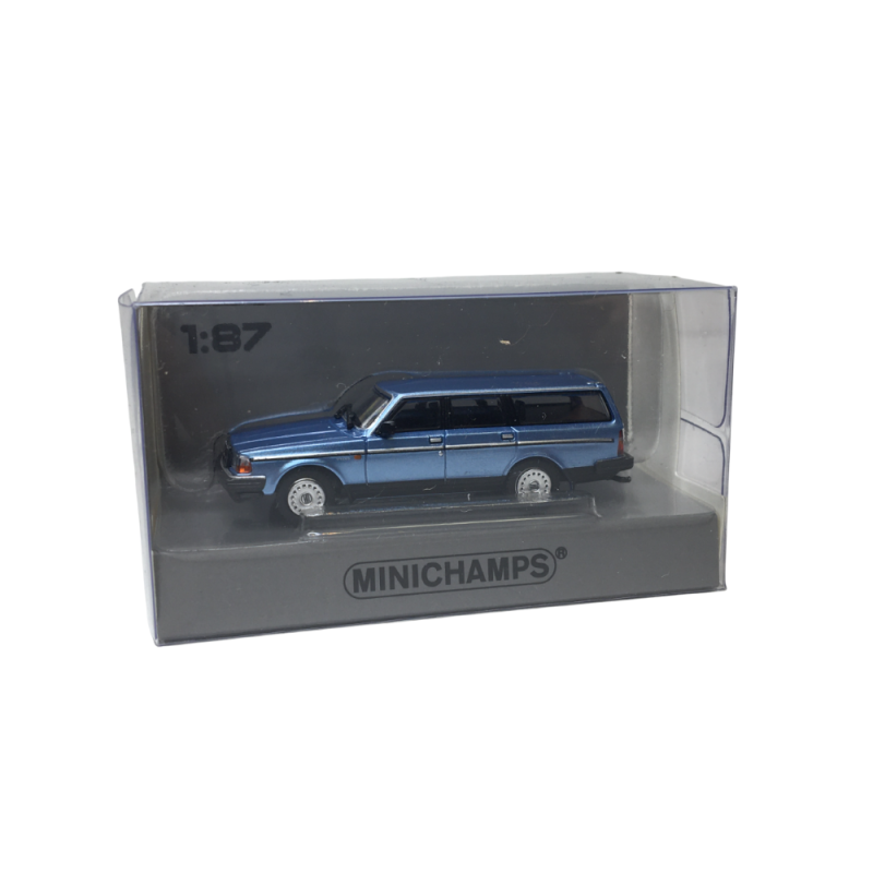 Volvo 240 GL Break, bleu métallisé, 1986 - Minichamps 870171411 - 1/87