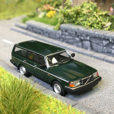 Volvo 240 GL Break, vert foncé, 1986 - Minichamps 870171414 - 1/87
