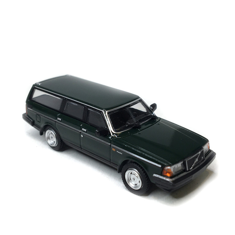 Volvo 240 GL Break, vert foncé, 1986 - Minichamps 870171414 - 1/87