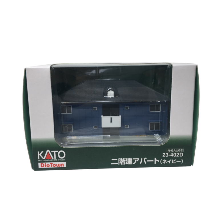 Immeuble d'appartements, bleu marine - KATO 23-402D - N 1/160