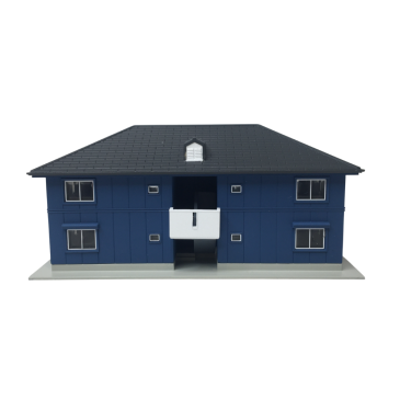 Immeuble d'appartements, bleu marine - KATO 23-402D - N 1/160