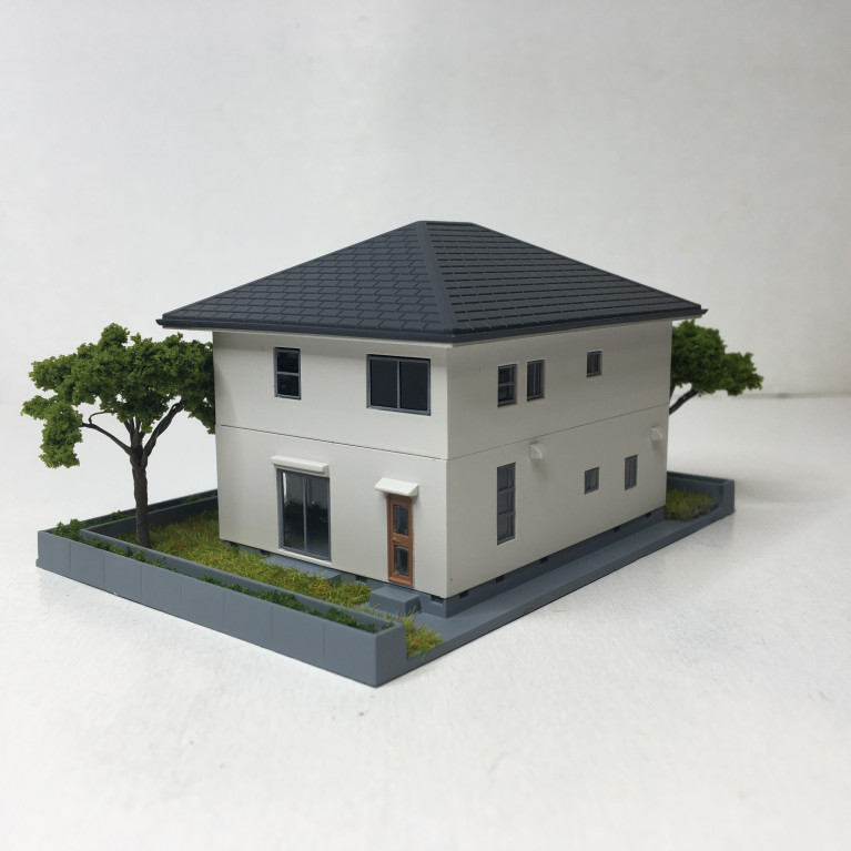 Résidence 742 Evergreen Terrace, blanc - KATO 23-404D - N 1/160