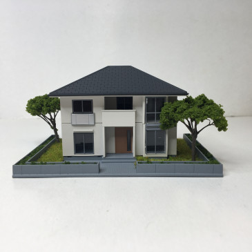 Résidence 742 Evergreen Terrace, blanc - KATO 23-404D - N 1/160