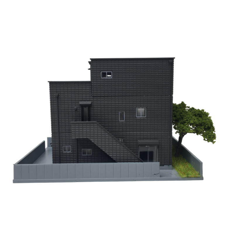 Résidence 804 W Hartwig, gris foncé - KATO 23-405D - N 1/160