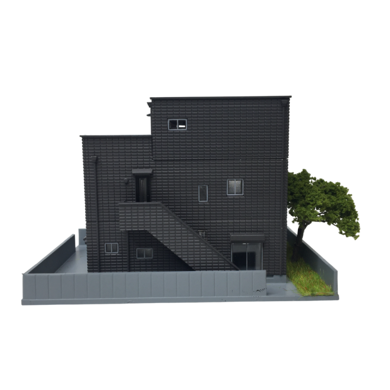 Résidence 804 W Hartwig, gris foncé - KATO 23-405D - N 1/160