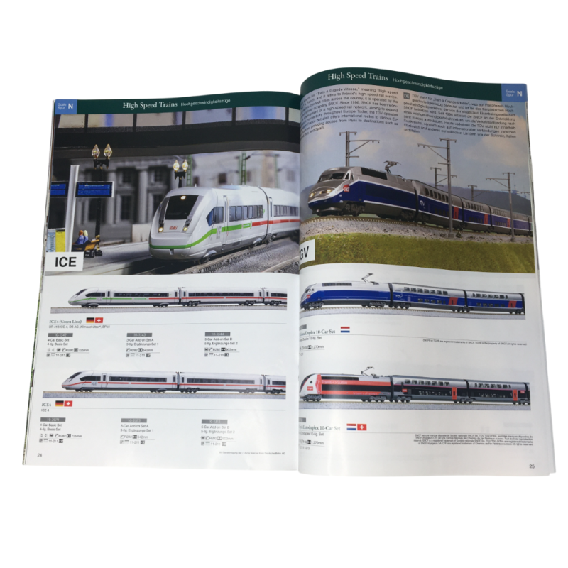 Catalogue KATO Europe du modélisme ferroviaire 2025, version anglais/allemand - KATO 25-989