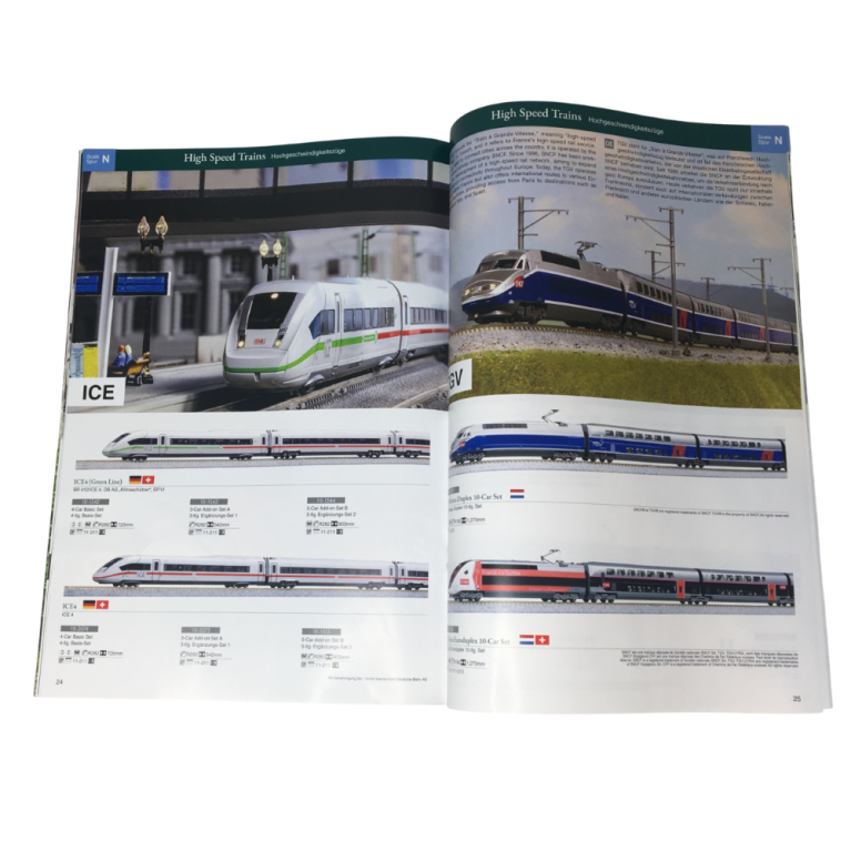 Catalogue KATO Europe du modélisme ferroviaire 2025, version anglais/allemand - KATO 25-989