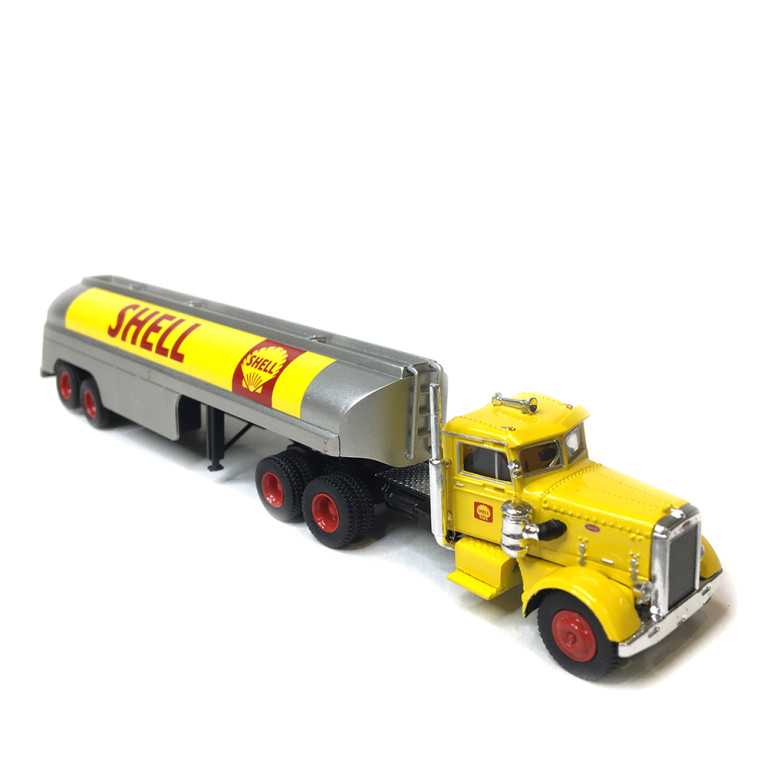 Camion Peterbilt 281 semi-remorque citerne, Shell, 1955 - BREKINA 85762 - HO 1/87