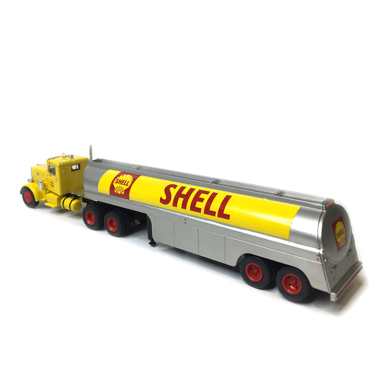 Camion Peterbilt 281 semi-remorque citerne, Shell, 1955 - BREKINA 85762 - HO 1/87