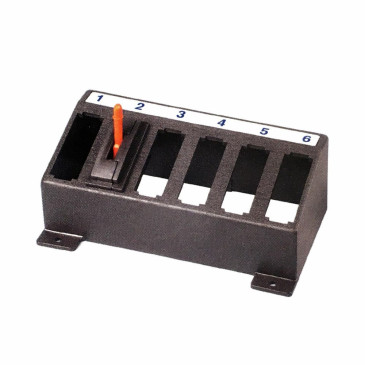 Boitier support pour 6 leviers de commande -HO-1/87-PECO PL-27