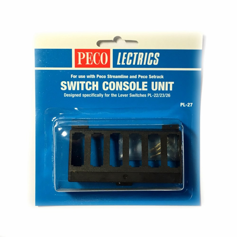 Boitier support pour 6 leviers de commande -HO-1/87-PECO PL-27