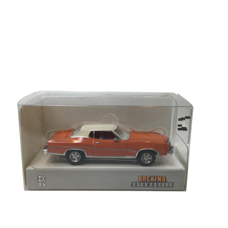 Ford Gran Torino, orange et blanc, 1976 - BREKINA 19733 - HO 1/87
