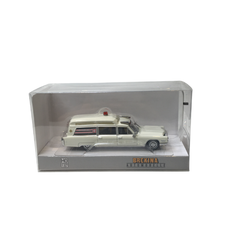 Cadillac Miller Meteor, ambulance de Palo Alto, 1966 - BREKINA 19778 - HO 1/87
