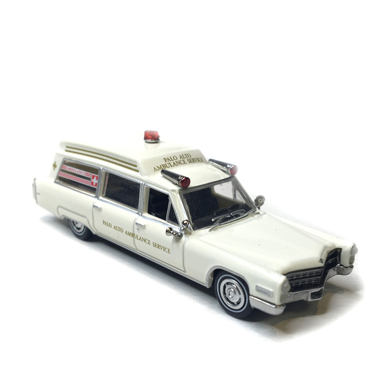 Cadillac Miller Meteor, ambulance de Palo Alto, 1966 - BREKINA 19778 - HO 1/87