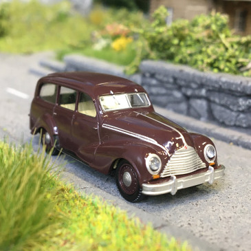 EMW 340, rouge foncé, 1950 - BREKINA 27356- HO 1/87