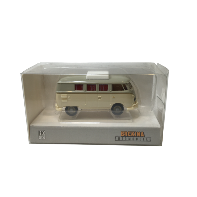 Volkswagen T1b, camping car avec toit relevable, 1960 - BREKINA 31632 - HO 1/87