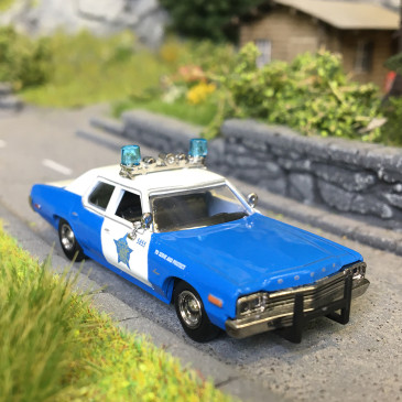 Dodge Monaco, police de Chicago, 1974 - BREKINA 18153 - HO 1/87