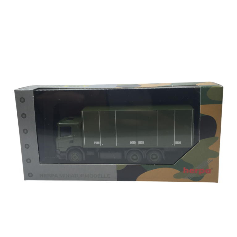Scania XT17 à 3 essieux, armée suédoise - HERPA 747226 - HO 1/87