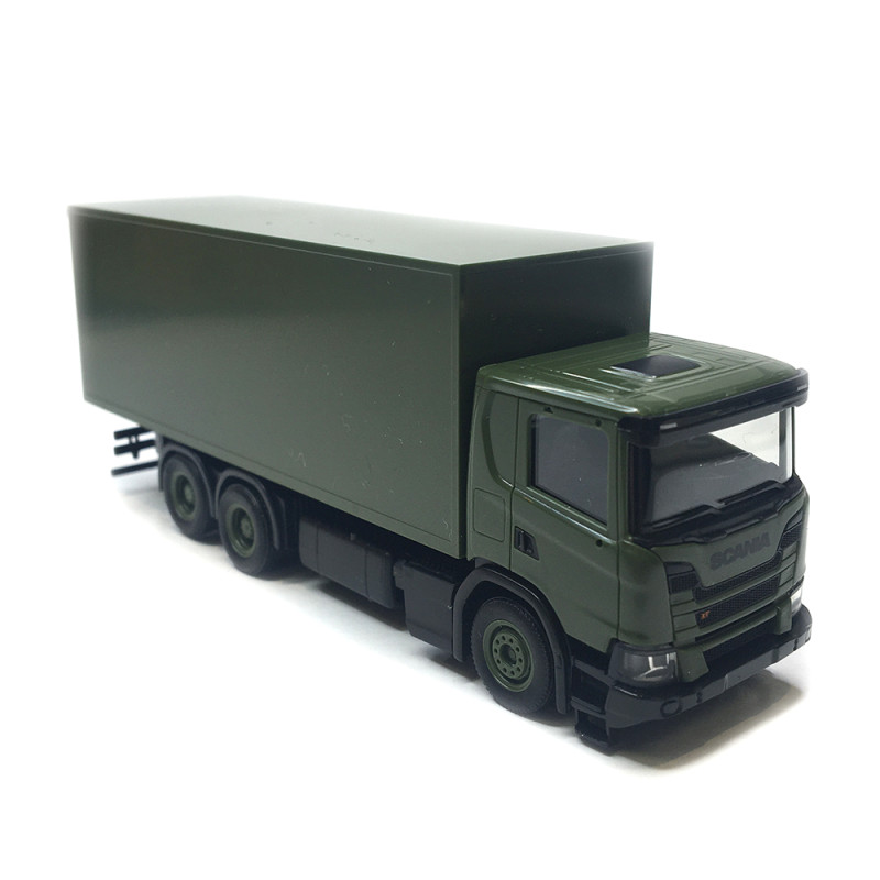 Scania XT17 à 3 essieux, armée suédoise - HERPA 747226 - HO 1/87