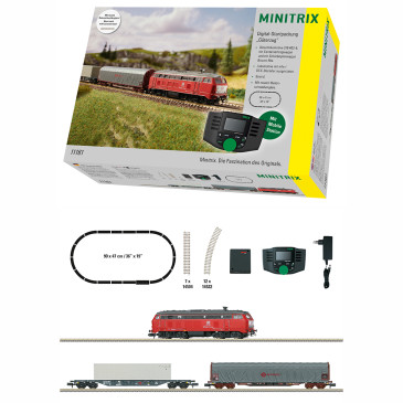 Coffret de démarrage train de marchandises, BR 218 + wagons, DB, Ep. VI, digital son - MINITRIX 11161 - N 1/160