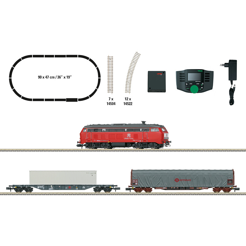 Coffret de démarrage train de marchandises, DB - MINITRIX 11161