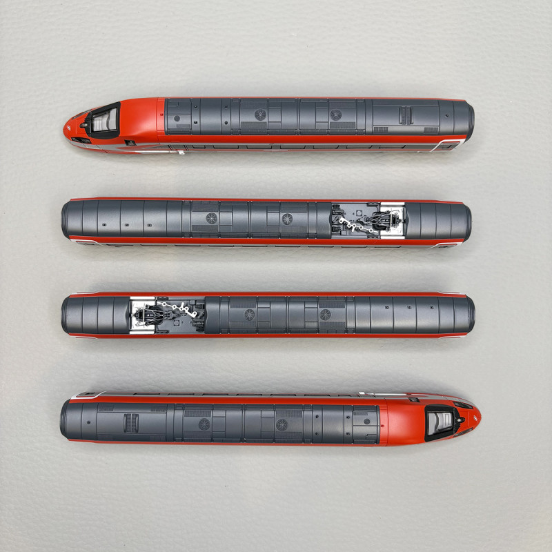 Trenitalia, 4 éléments, "Frecciarossa 1000", nouvelle livrée, FS - ARNOLD HN2619