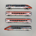 Trenitalia, 4 éléments, "Frecciarossa 1000", pub Ducati, FS - ARNOLD HN2620S